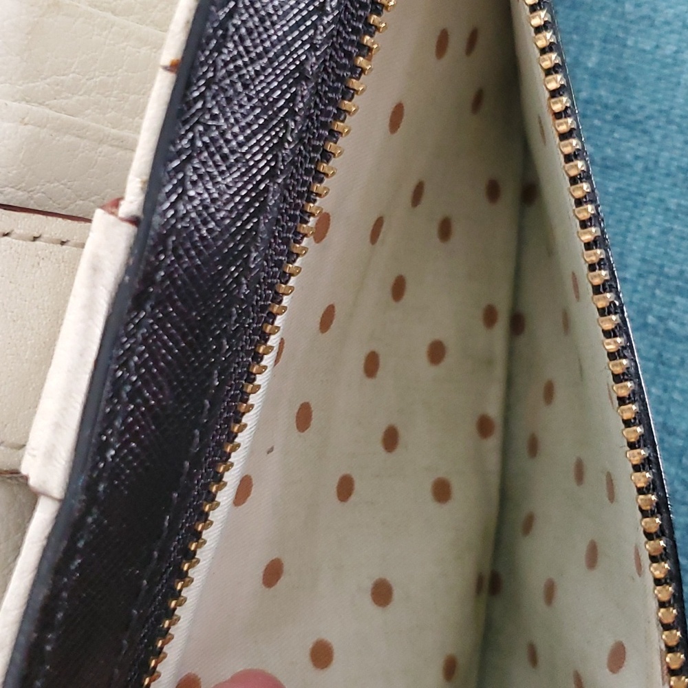 KATE SPADE WALLET CREAM/BLACK - Picture 10 of 14